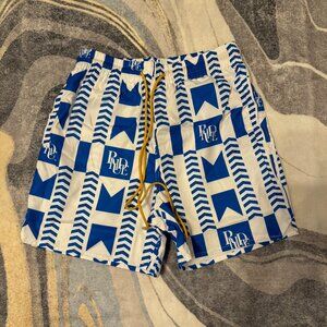 Rhude Blue and White Shorts Size Large
